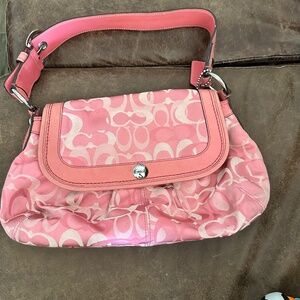 Vintage Pink Coach Purse